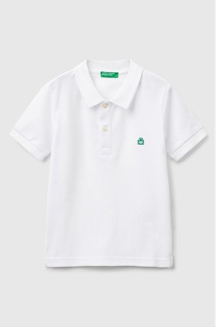 Bombažna polo majica s kratkimi rokavi