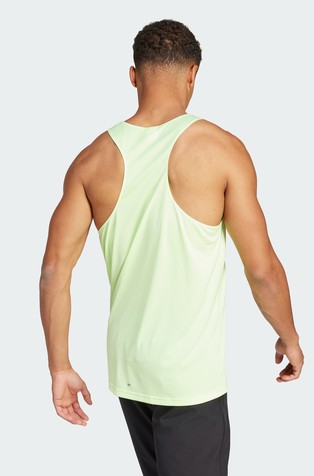 ADIDAS Run It Running Tank Top Green 2