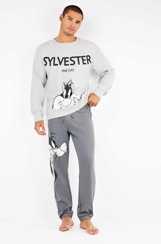 Sylvester pižama z dolgimi rokavi