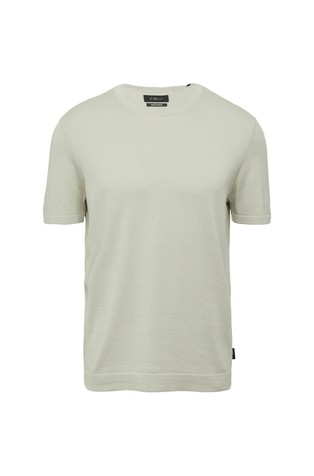S.OLIVER Pletena majica iz mešanice bombaža in svile Bež - Beige 4