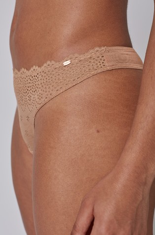 SKINY Every Day in Bamboo Lace tangice Bež - Bronze 3