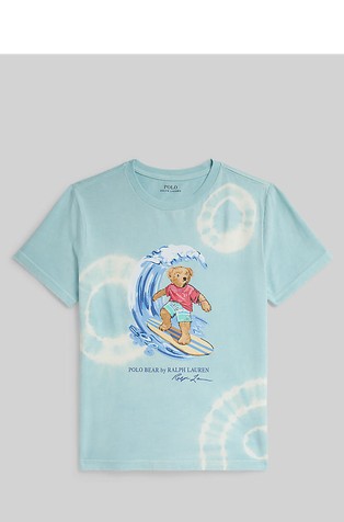 Tie-dye Polo Bear Cotton Tee
