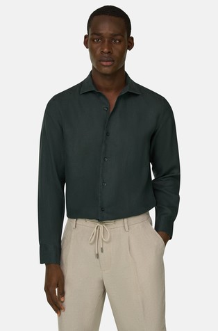 Regular fit lanena srajca