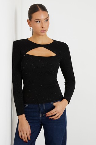 Micro sequins sweater