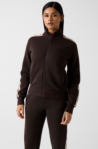 Side logo tape sweatshirt