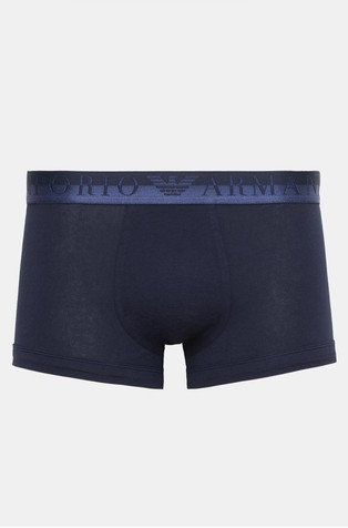 EMPORIO ARMANI Stretch cotton underwear set with T-shirt and trunks Blue 4