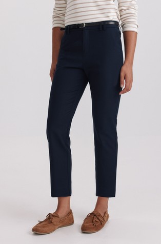 Regular chinos with belt