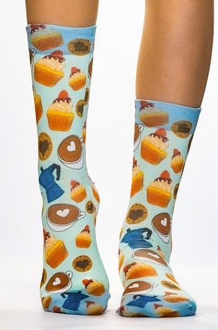 Coffee and Muffin ženske nogavice