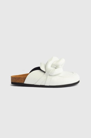 Chain loafer mules