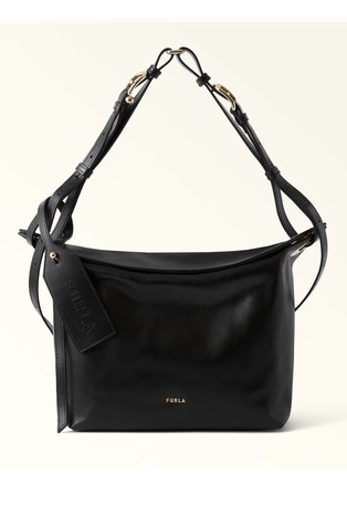 Medium Leather Hobo Bag