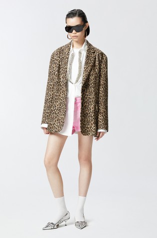PINKO Cotton poplin shirt with rhinestones White 4