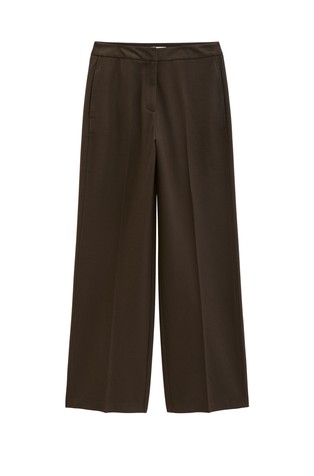 Relaxed fit flanelaste hlače