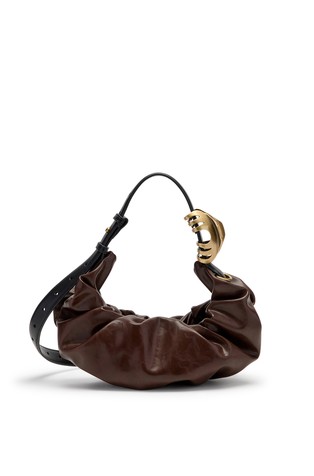 Grab-D majhna nabrana torbica iz umetnega usnja