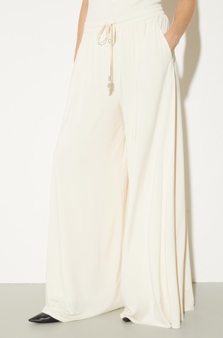 Viskozne hlače s širokimi hlačnicami