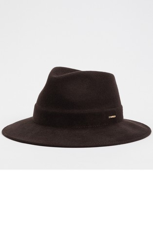 Wool fedora hat