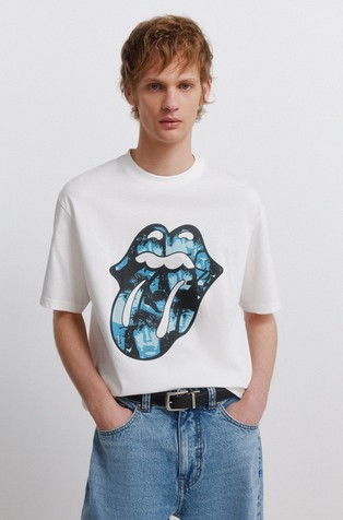 Rolling Stones bombažna majica s kratkimi rokavi