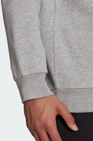 ADIDAS Essentials Fleece pulover Siva - Medium Grey Heather 5