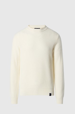 Wool-blend knit sweater