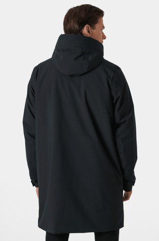 HELLY HANSEN Munich dežni plašč s kapuco in umetnim polnilom Črna - Black 2