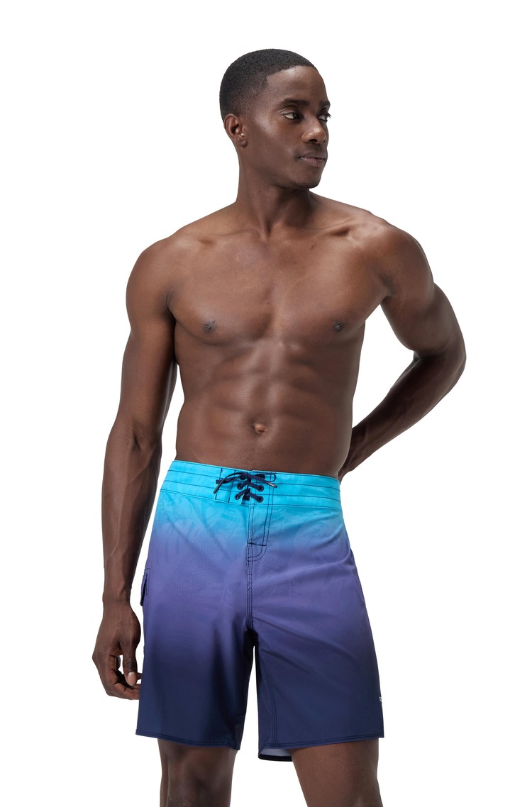 SPEEDO Lookout Printed Swim Shorts Blue 