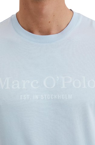 MARC O'POLO T-shirt made from pure organic cotton Baby Blue 3