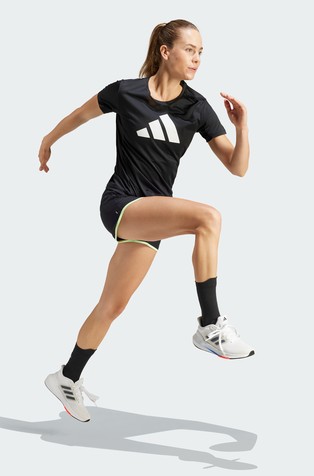 ADIDAS Run It Running Tee Black 3