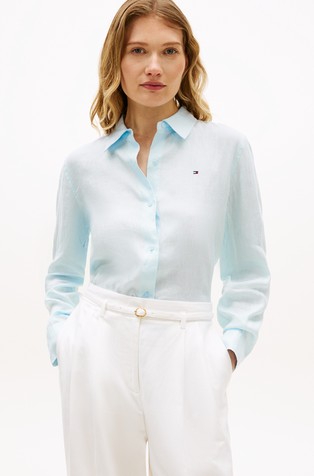 Relaxed fit lanena srajca