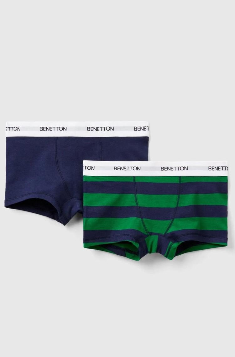 BENETTON Two boxers in stretch cotton Multi 