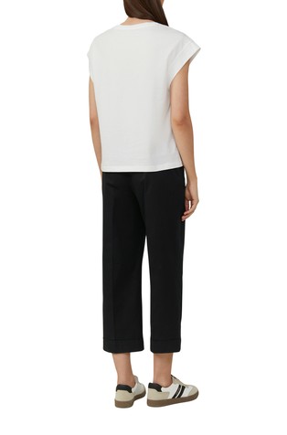 S.OLIVER Relaxed fit T-shirt with foil print White 2