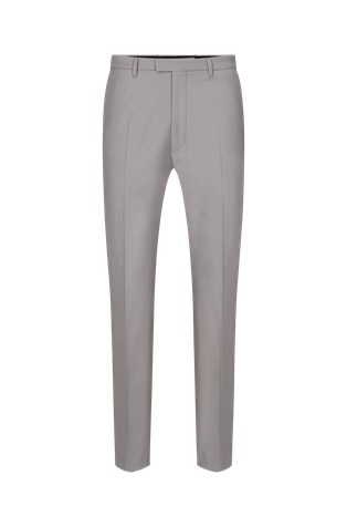 Slim fit hlače iz raztegljive volnene mešanice