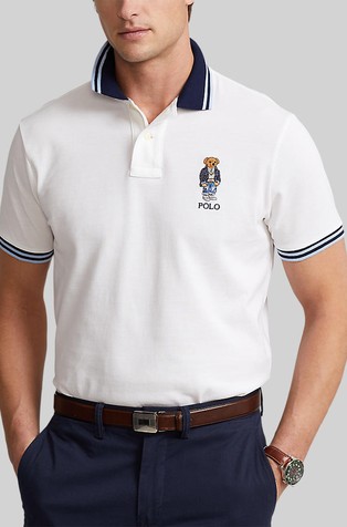 POLO RALPH LAUREN Custom Slim Fit Mesh Polo Shirt | Emporium