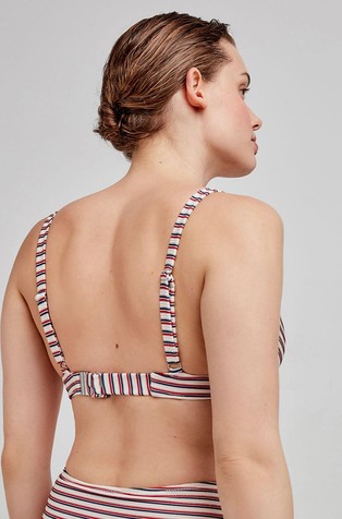 GISELA Full-cup bikini top with stripes Multi 2