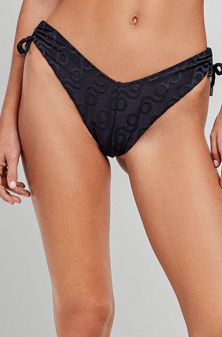 Brazilian bikini briefs with geometric print