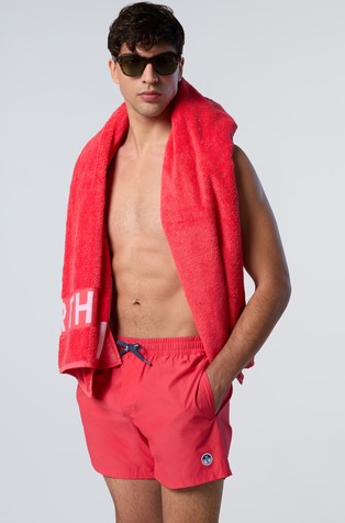 NORTH SAILS Swim shorts with logo patch Geranium 2