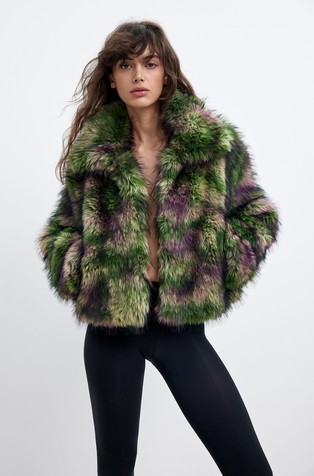 Synthetic Fur Coat Lacroix