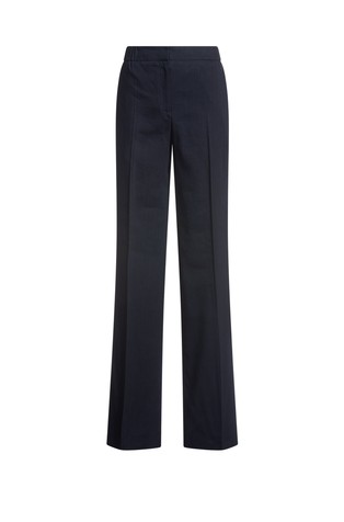Relaxed-fit trousers in a linen blend