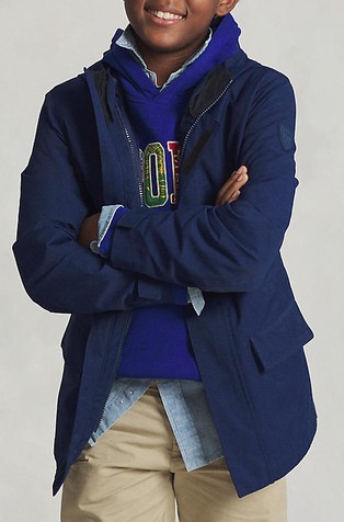 RALPH LAUREN P-Layer 1 Utility Water-Repellent Jacket Blue 3