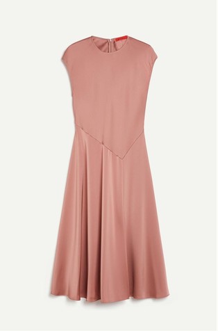 Satin midi dress