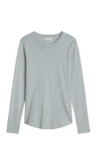 Long-sleeve tee in organic cotton
