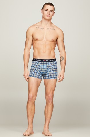 TOMMY HILFIGER Boksarice z vzorcem Modra - Blue Colour 3