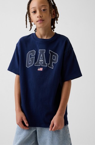 Gap logo relaxed fit majica s kratkimi rokavi za dečke