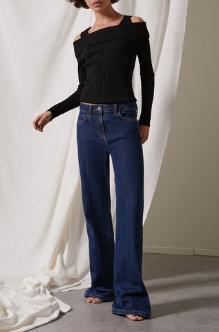 PENNYBLACK Bootcut straight fit jeans Blue 5