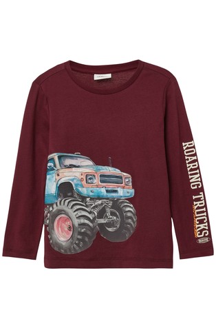 Majica z dolgimi rokavi in silikonskim potiskom