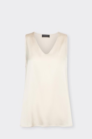 Viskozna bluza brez rokavov