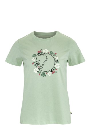 Fjällblomster majica s kratkimi rokavi in motivom lisice