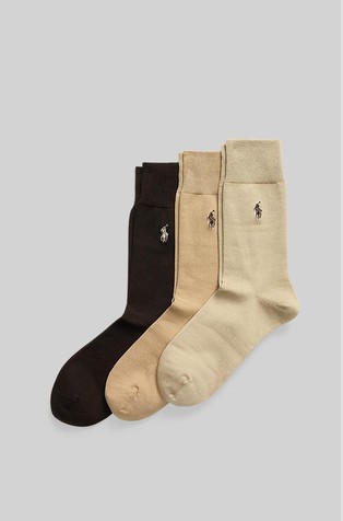 Paket 3 parov nogavic iz bombažne mešanice