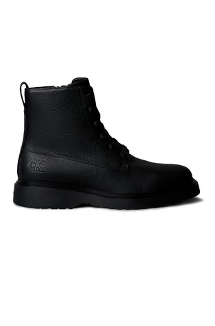 Tumbled Leather Zip Boots