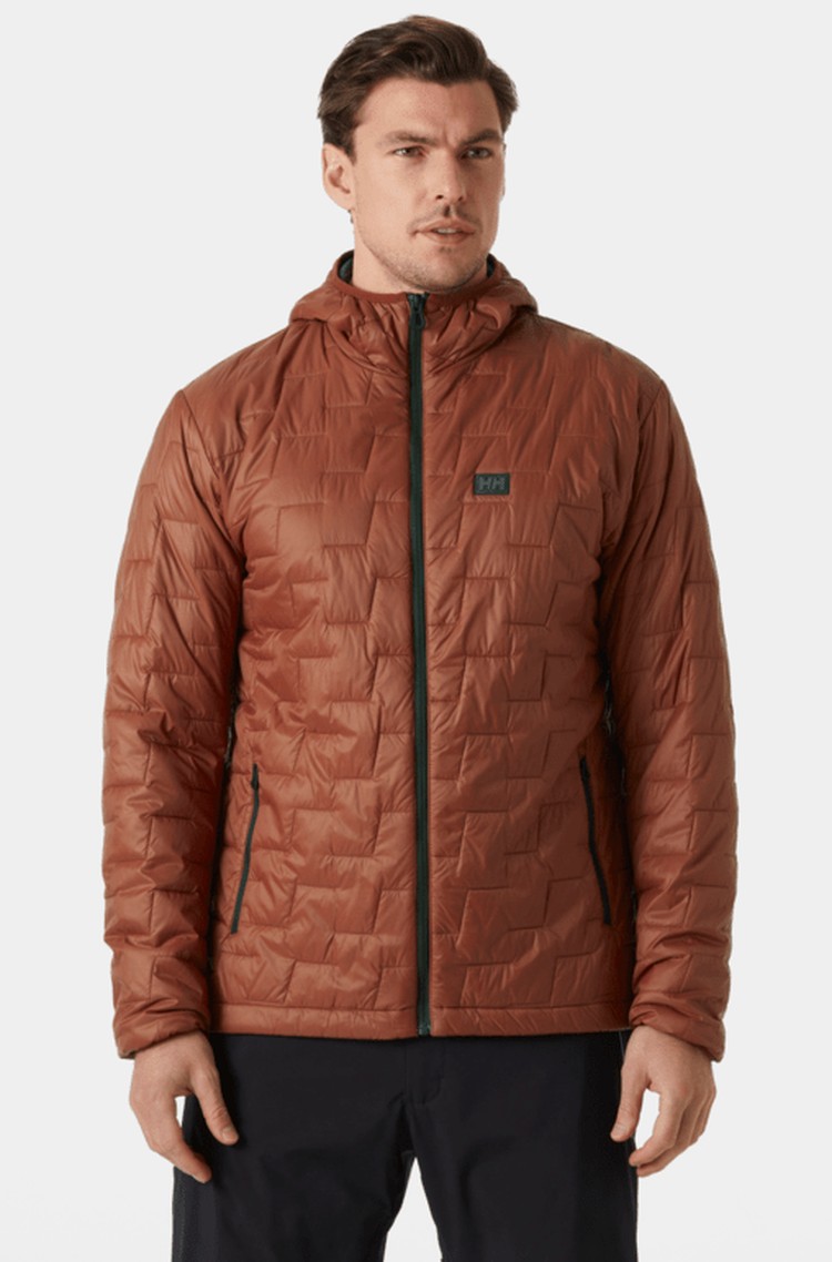 HELLY HANSEN Lifaloft water resistant hooded insulator jacket Iron Oxide 