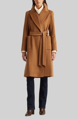 LAUREN RALPH LAUREN Wool-Blend Wrap 