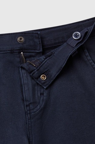 BENETTON Regular fit bermuda hlače z videzom denima Modra - Dark Blue 3